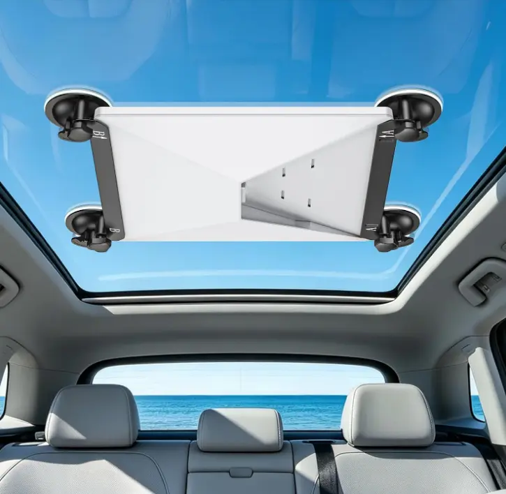 Starlink Mini Metal Suction Cup Mount - Heavy-Duty Dual Suction Bracket, Compact 420g Mobile Accessory for RV/Vehicle & Outdoor Use