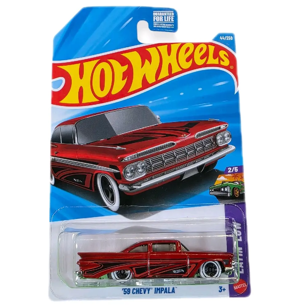 Hot Wheels - '59 Chevy Impala - Layin' Low (Red Lowrider)