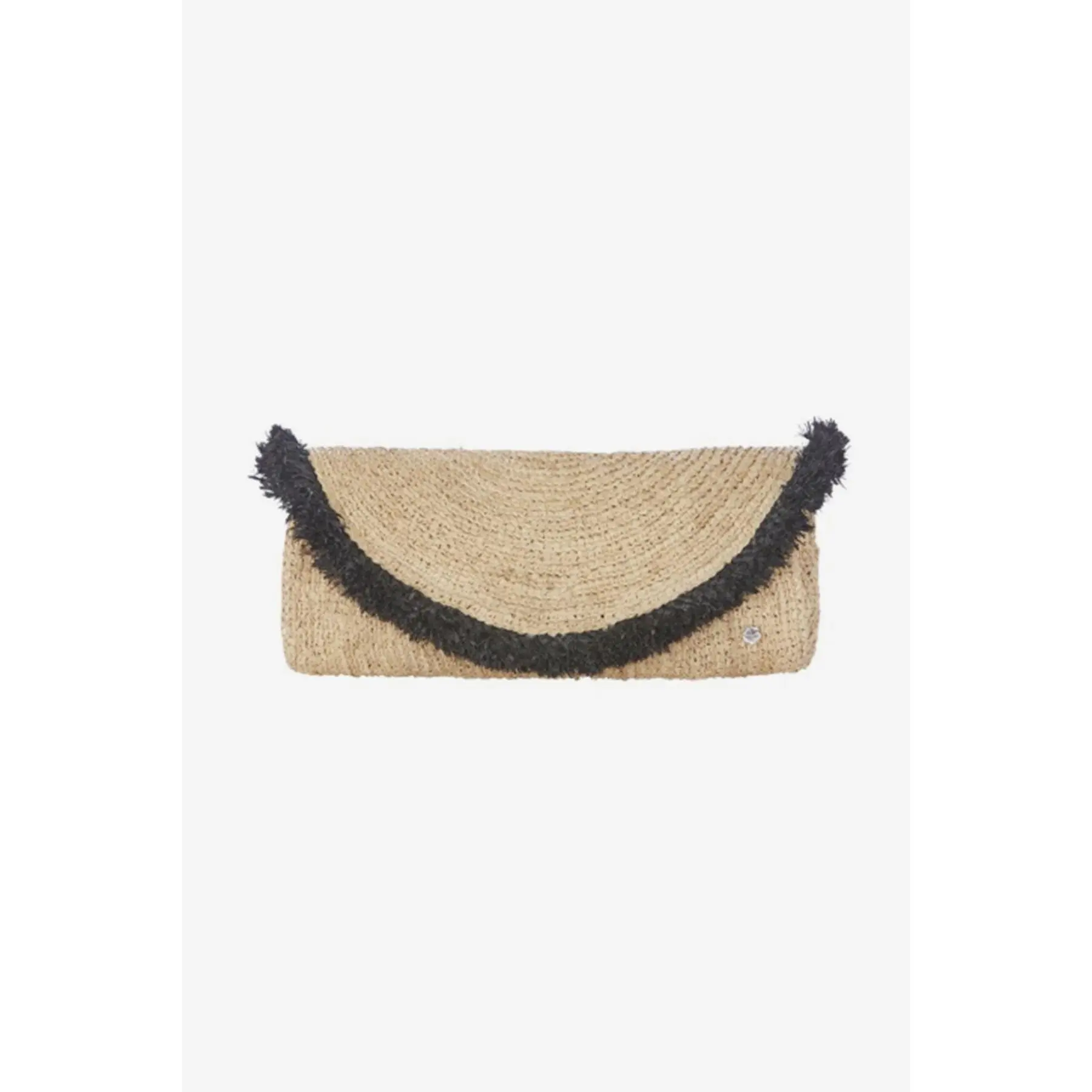 Islander Clutch in Black/Natural