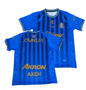 Ch.iii.vvass 25/26 3rd Away Soccer Jersey | Liga MX Football Shirt, Blue Match Day Fan Kit Unisex