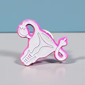 Uterus F U Enamel pin