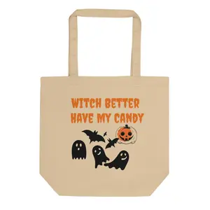 Organic Cotton Eco Tote Bag - 16" x 14.5" x 5" - 30 lbs Weight Limit, Open Main Compartment, Dual Straps - Sustainable and Durable