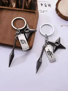 Anime Themed Keychain Set, Fashion Accessories for Men & Women, Trendy All-match & Exquisite Keychain for Birthday Gift, Charms