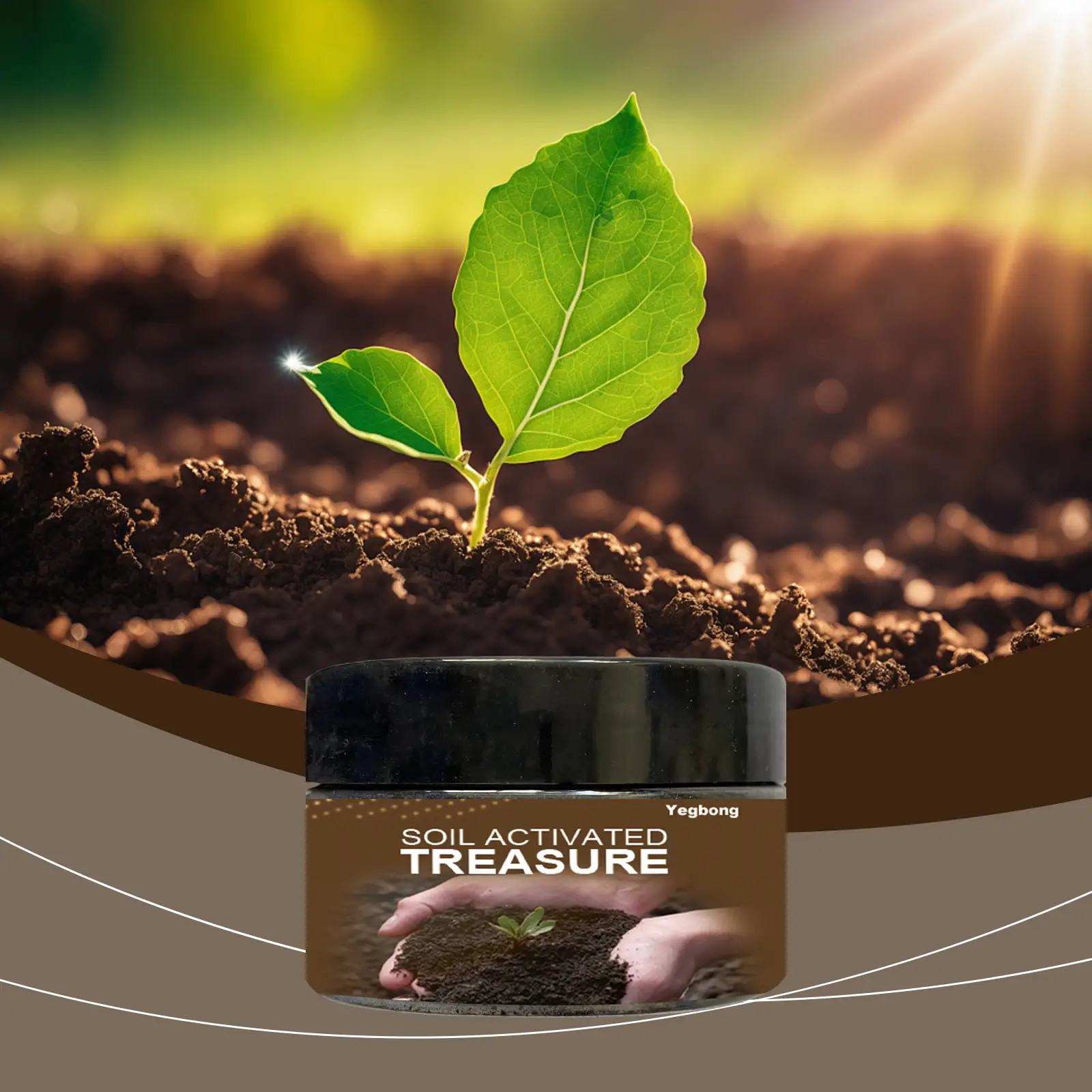 Soil Activated Treasure-You Will Be Amazed! Premium Soil Activated Treasure, Soil Plant Flower Fertilizer, Soil Activator for Raised Garden Beds, Pott
