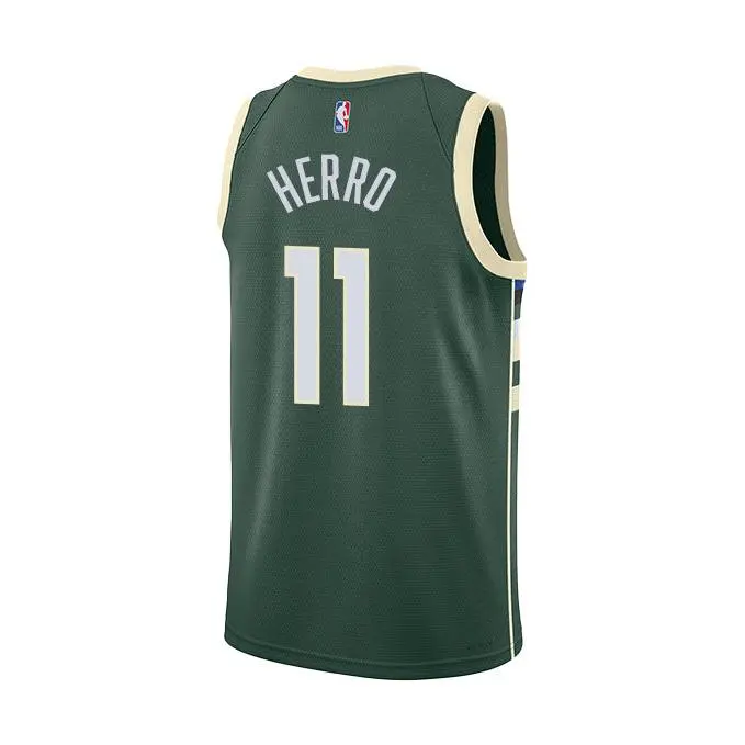 Nike 2022 Icon Edition Tyler Herro Milwaukee Bucks Swingman Jersey