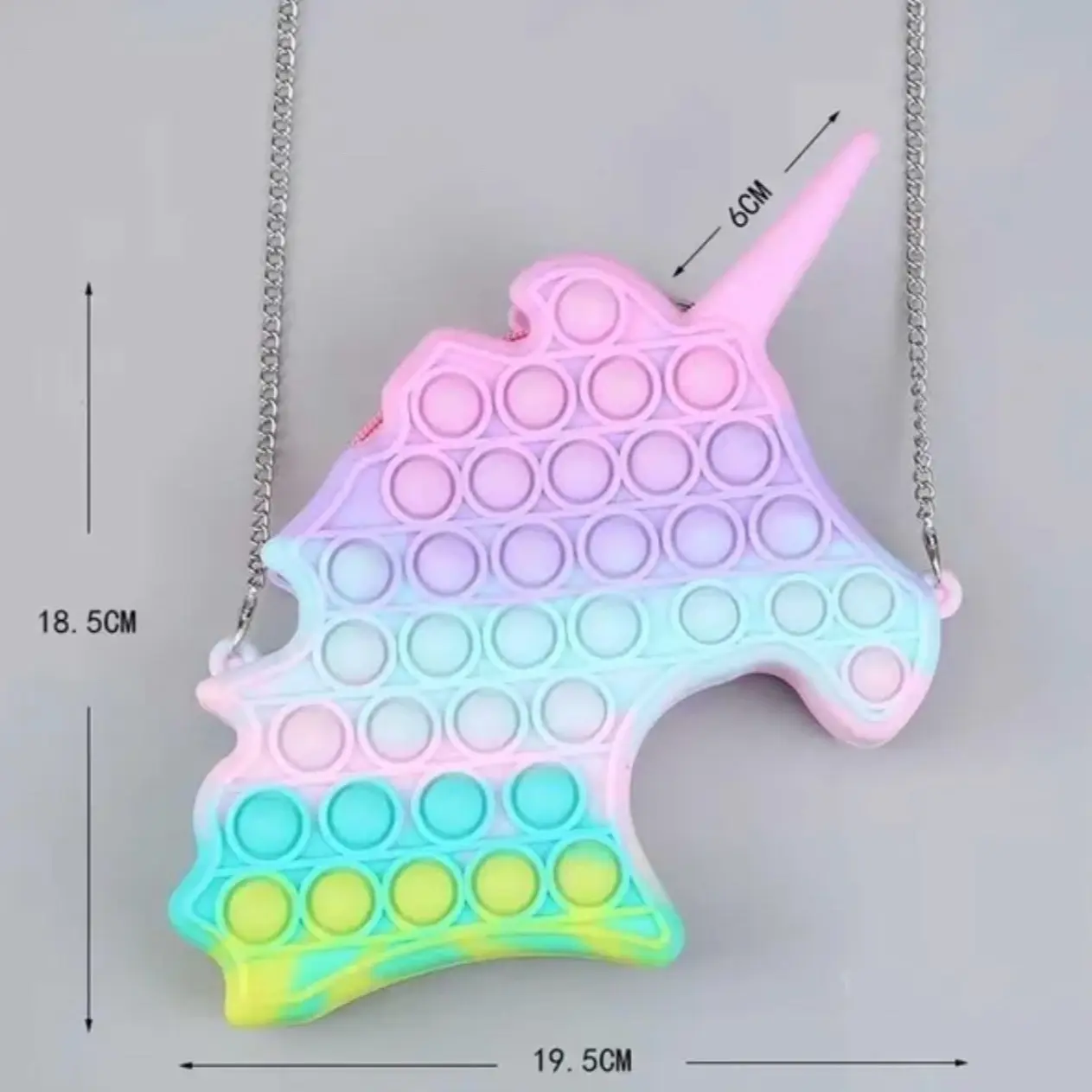 unicorn bag purse Pop Fidget Toys Multicoloured Girls