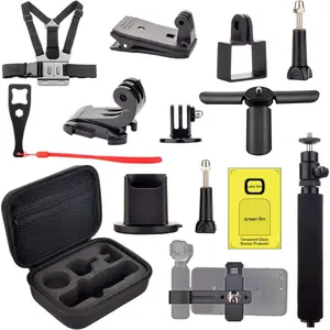 Accessories Kit for   Pocket/Pocket 2, Handheld Mount Adapter Tripod Case Expansion Phone Bracket Screen Protector for  Pocket/Pocket 2