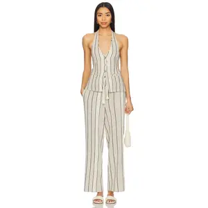 Free People x free-est Take Me To Paris Striped Set In Rocky Stripe