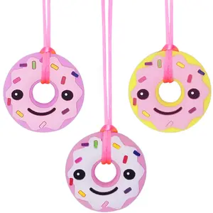 FN50 Sensory Chew Necklace for Kids Girls and Adults - Oral Sensory Chew Necklaces Teether Necklace - Designed for Autism, ADHD, Oral Motor Girls