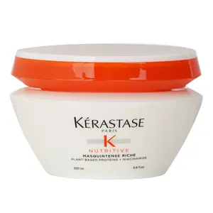 Kerastase Nutritive Masquintense Riche Deep Nutrition Ultra Concentrated Rich Mask With Essential Nutriments 6.8oz 6.8oz