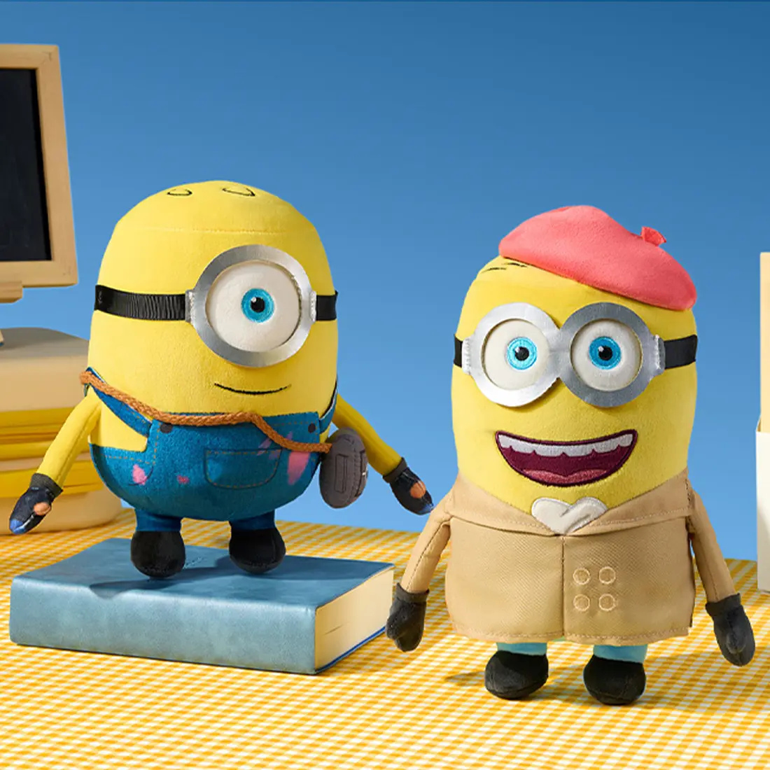 MINISO Minions & Monsters Series No.10 Plush Toy Cute Stuffed Animal Soft Collectible Doll Decorative Plush Gift for Kids and Fans