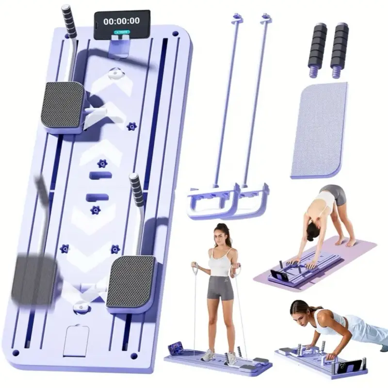 Premium 8-in-1 Ab & Push-Up Workout Board - Versatile Design for Cardio and Strength Training with Built-in Stability and Support