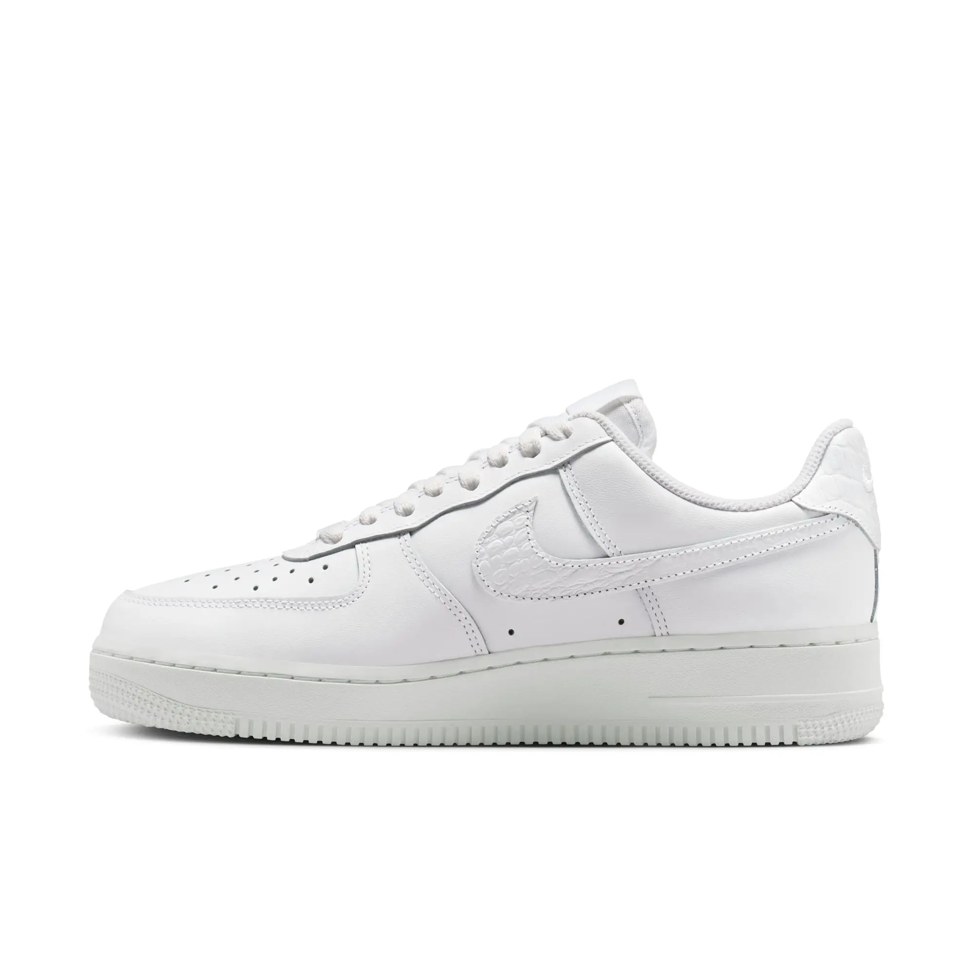 Women's Nike Air Force 1 '07 SE "Pebble Croc" Low Top Trainer, Casual Athletic Footwear