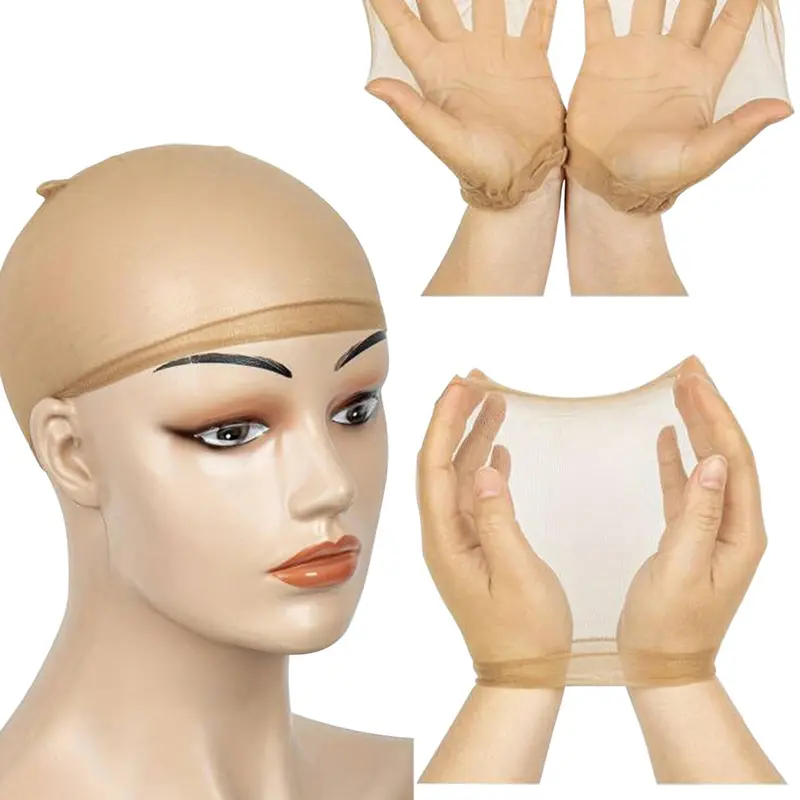 2pcs  Wig Caps, Breathable High-density Wig Cap for Women, Invisible Stocking Caps for Wigs