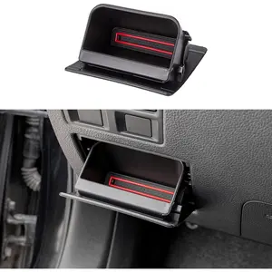 Fuse Box Coin Container Inner Storage Tray for Subaru Impreza XV Crosstrek Forester Legacy Outback WRX STI Ascent Accessores (with Non-Slip Red Liner)