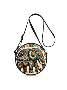 Lightweight crossbody shoulder bag with elephant print, an ideal gift for friends and family. It can be worn cross‑body, single‑shoulder, double‑shoulder or hand‑held, suitable for commuting, outdoor trips, leisure and campus use.