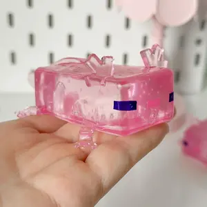 Sensory Stress Relief Toy, Slow Rising Squishy, Decompression Squeeze for Anxiety Relief, Pink Durable PU Material, Fun Textured Design for Classroom Office Party Gifts & Relaxation