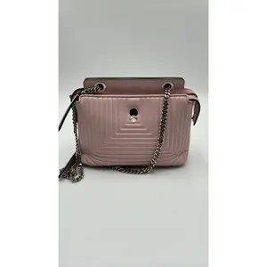 Pre-owned Leather Luxury Bags & Accessories Fendi Dotcom Click Small Shoulder Bag, Pink Date Code: 8BN299U9M1783241