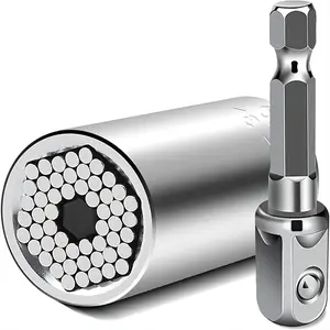 Universal Torque Wrench Set (7-19mm Magic Socket), Car Repair Mechanical Tool Kit, Home DIY High Precision Manual Tools