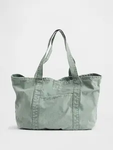Gap Logo Tote Bag - Gasoline Green