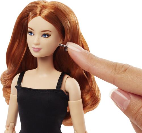 Barbie Basics Collectible Doll, Model 04 With Red Curly Hair, Black Dress & Platform Heels  [Collectible Figurine/Statue/Bust]