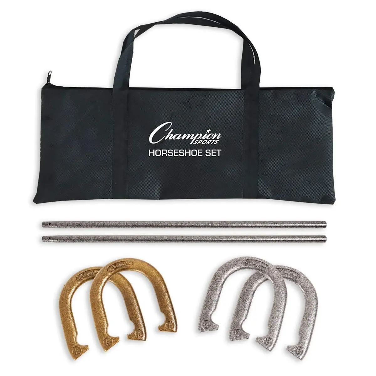 212 MAIN Steel Horseshoe Set - Steel-Made Game Accessory, Outdoor Sports Collectible