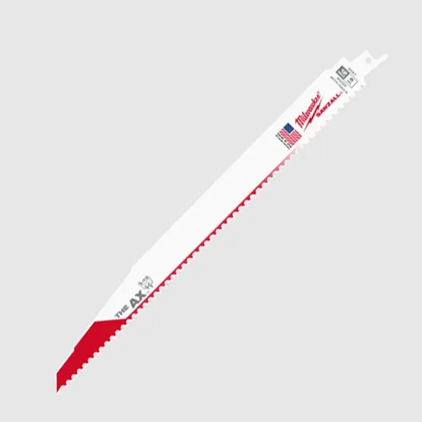 Milwaukee 48-01-2027 25PC 12" 5 TPI The AX Demolition Wood Cutting Sawzall Blade