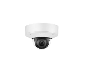 Hanwha Techwin PNV-A9081R 8 Megapixel Outdoor 4K Network Camera - Color - Dome - White - 98.43 ft Infrared Night Vision - H.264, MJPEG, H.265, H.264 (MP), H.264 HP - 384
