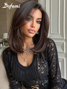 13x6 Lace Front Wig Short Straight Hair, Lightweight Natural Fit for Daily Wear, Pre-Cut Lace Wig, Free Parting, Lace Front Bobs