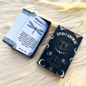 Spirit Animals Oracle Cards for Intuition, Healing Oracle Deck, Spiritual Oracle Cards for Beginners, Personal Growth, Psychological and Emotional Insight Deck