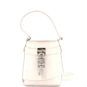 Pre-owned GIVENCHY material Bucket Bags GV Shark Lock Bucket Bag Leather Micro by Rebag