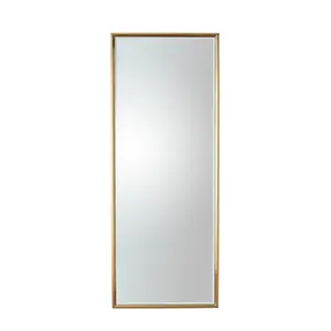 Brass Reeves Floor Mirror