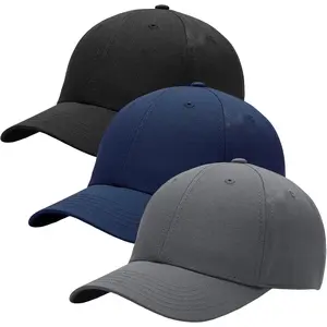 Mens Structured Baseball Cap Adjustable Washed  Golf Dad Hat Plain Classic Hats for Men