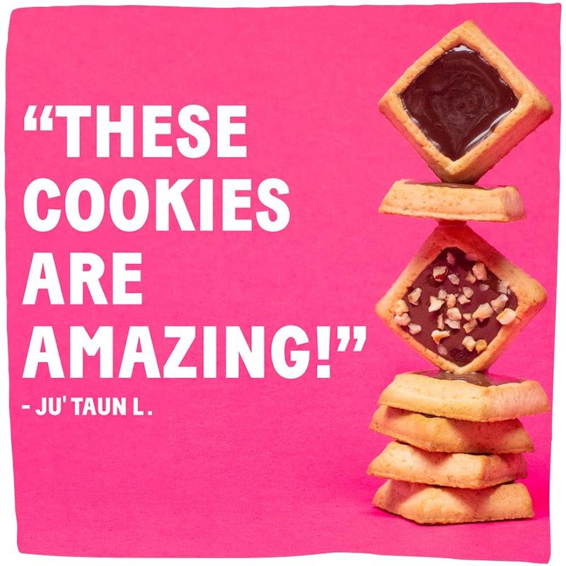 FLASH  SALE - Michel et Augustin Cookies, Individually Wrapped Snacks, 3 Bag Variety Pack, Gourmet Chocolate Shortbread, 15 French Butter Cookies per bag