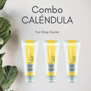 Yuri Shop Center Calendula Cream - Herbal Natural Cleansers for Sensitive Skin Care Antimicrobial Cleanser with Centella Asiatica for Skin Repair