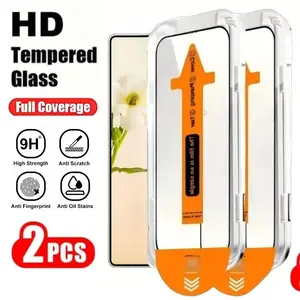 2PCS HD Full Screen Protector For Samsung A56 A55 A52 A16 A54 A35 A34 A53 A36 S25 Ultra S23 S24 FE Easy Install Tempered Glass