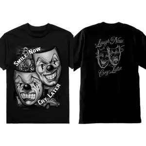 TFashion Graphic Tee T-shirt - Smile Now Cry Later Men Tshirt, For Men. Full Color Tshirt