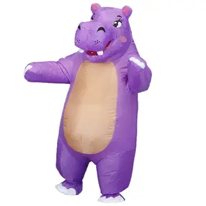 Inflatable Hippo Costume Adult Halloween Inflatable Costumes Funny inflatable Halloween Costumes (5.0ft-6.2ft to wear)