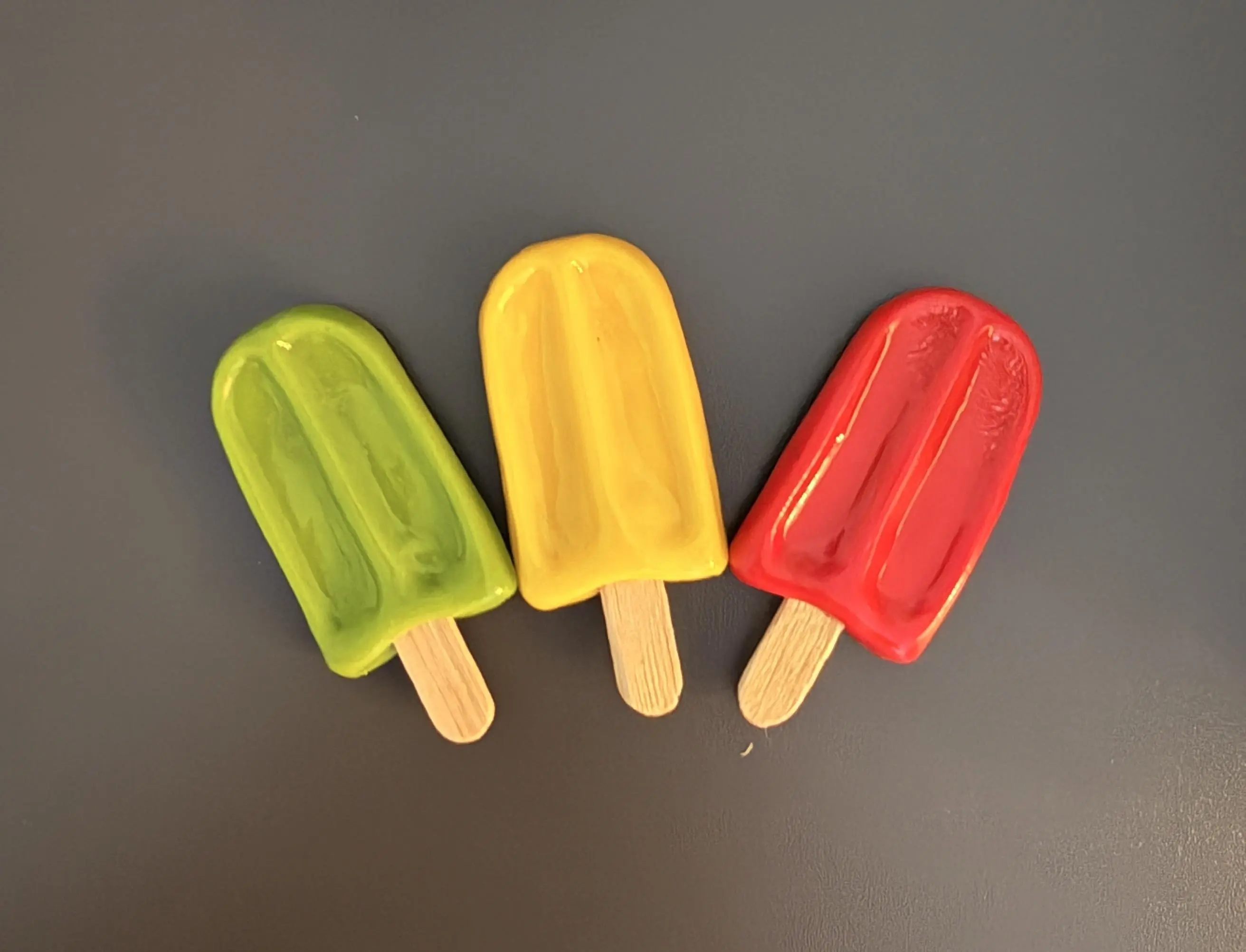 Colorful 3D Popsicle Refrigerator Magnet – Cute Summer Kitchen Décor Decor Decorative Gift Glossy