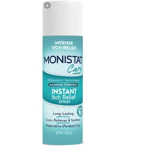 Monistat Instant Itch Relief Spray for Women, Maximum Strength Feminine Itch Care, 2 oz