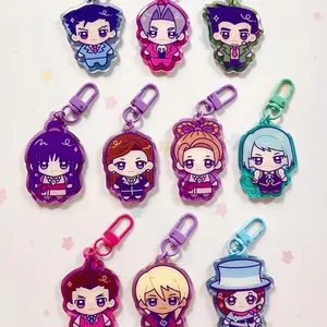 AA Lawyer Game Chibi Gummy Glitter Charms Keychains