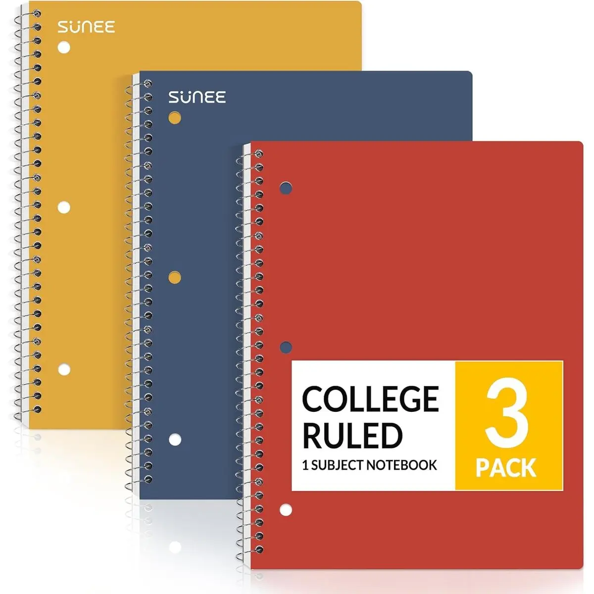 Brick Red, Blue, Yellow