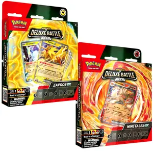 SEALED Pokémon TCG: Ninetales EX or Zapdos EX Deluxe Battle Decks (Styles Vary)