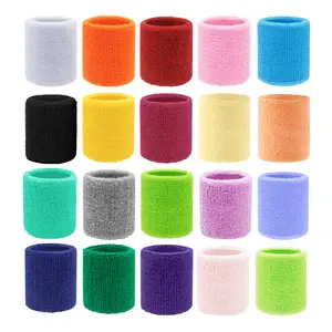 Sports Sweat-Absorbing Cotton Hand Wristband for Basketball Badminton Fitness Running Sprain Protection Joint Towel Wristband