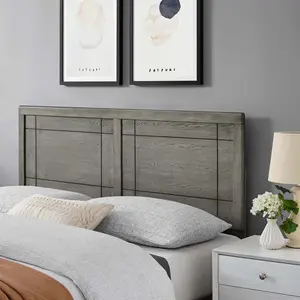 Modway Archie Twin Wood Headboard in Gray