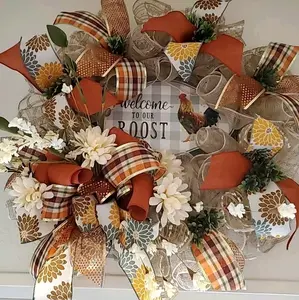 Welcome Wreath Fall Theme