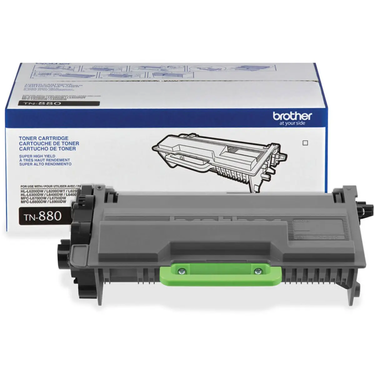 Brother TN880 Super High Yield Toner Cartridge, Up to 12000 Pages, Black