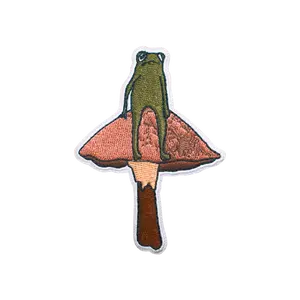 FROG SITTIN' ON A MUSHROOM PATCH