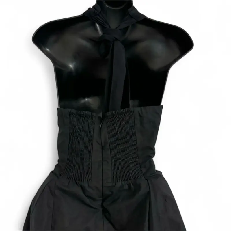 maeve halter bow-front a-line mini dress Halter Bow-Front A-Line Mini Dress