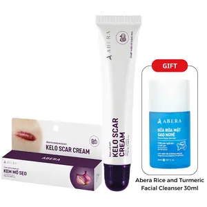 Abera Kelo Scar Cream - Fades Keloids, Hypertrophic Scars, Surgical Scars, Onion Extract - 20g